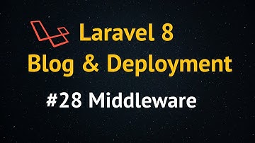 Laravel 8 Blog Tutorial up to Deployment #28 Middleware