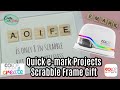 Printing a Scrabble Art with COLOP e-mark