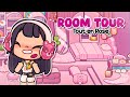 La room tour chambre tout en rose sur avatar world