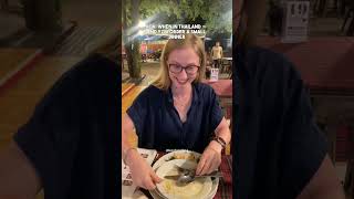 How to order dinner in Thailand 🇹🇭 #thailand