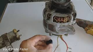 Como Ligar Motor de Maquina de Lavar Direto na Tomada