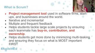 CSTA- Maryland Webinar - SCRUM (February 2019)
