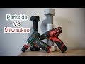 Parkside PBSA12B1 vs Milwaukee M12BPD - Test oraz porównanie.