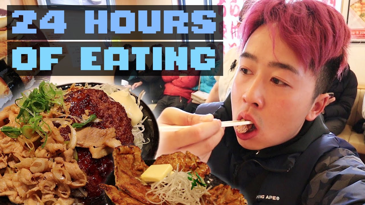 24 Hours of Eating in Sapporo ft. Best Sushi Train, Pork Rice bowls & Miso Ramen