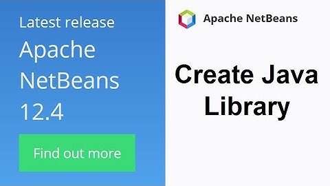Create Java Library with Netbeans 12.4