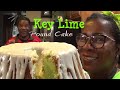 Key Lime Pound Cake With Key Lime Cream Cheese Glaze | #PoundCakeQueen👑