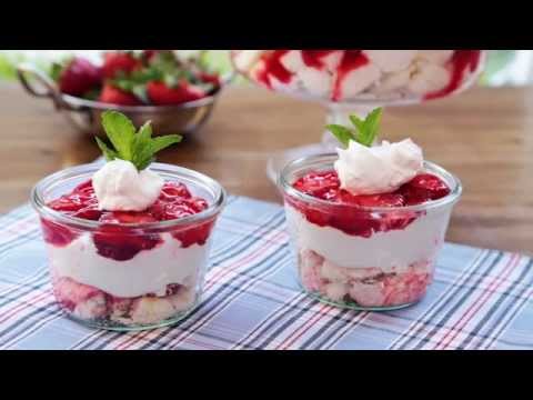 How to Make Strawberry Angel Food Dessert | Strawberry Recipes | AllRecipes