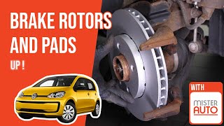How To Replace The Front Brake Rotors And Pads Volkswagen Up