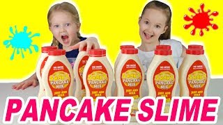 DON'T CHOOSE THE WRONG PANCAKE MIX SLIME CHALLENGE