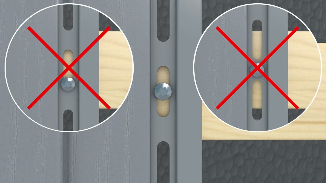 Montagevideo Fassadenprofil dekotrim 200 ➜ vertikale Verlegung