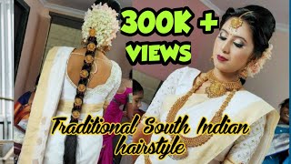 Real Bridal hairstyle | South Indian bridal hairstyles | by savipawar makeovers screenshot 4