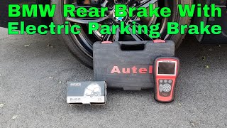 2010-2017 f10 BMW 535I REAR BRAKE PAD DIY WITH ELECTRIC PARK BRAKE