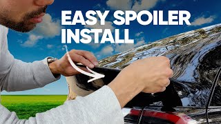 How To Install Tesla Model Y Spoiler  Amazing Results!