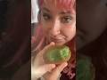 eating kiwi with the skin on