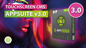 Touchscreen CMS Software AppSuite: Major Update 3.0
