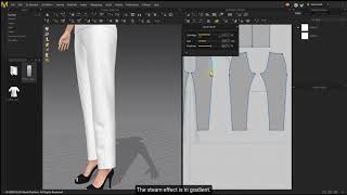 Marvelous Designer 9.5 3D Garment Editing: Steam and Press