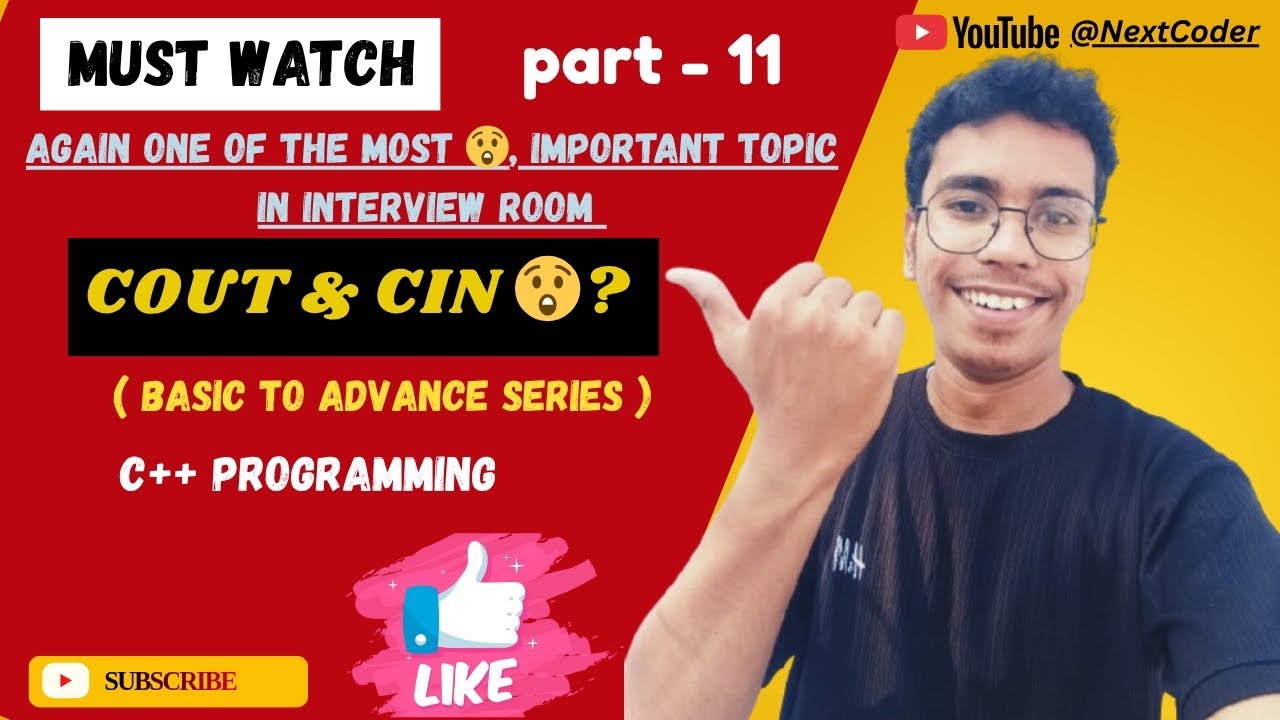 Cout and Cin in C++ | How to Print and Take Input in C++ | Beginners ...