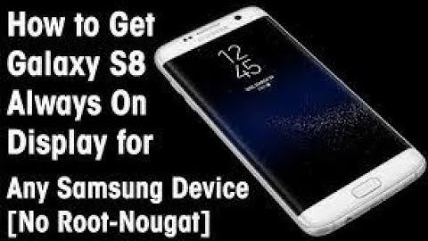 How to Get ALWAYS ON DISPLAY  like S9 on any Smartphone. (No ROOT). 😱😱