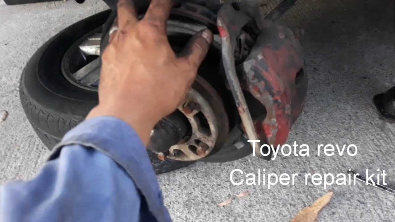Toyota revo brake caliper repair , Toyota revo matigas naninikit na preno