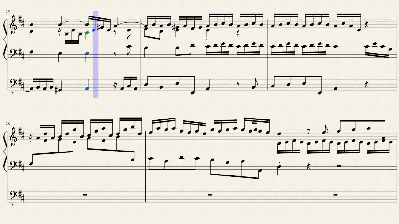 J.S. Bach - Prelude & Fugue in fm bwv881.