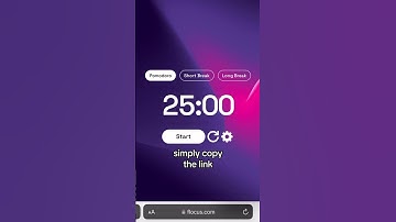 How to use the Notion pomodoro timer ? #notion #notiontutorial