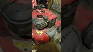 Craftsman 626 190cc walk behind self repelled lawn mower review and startup