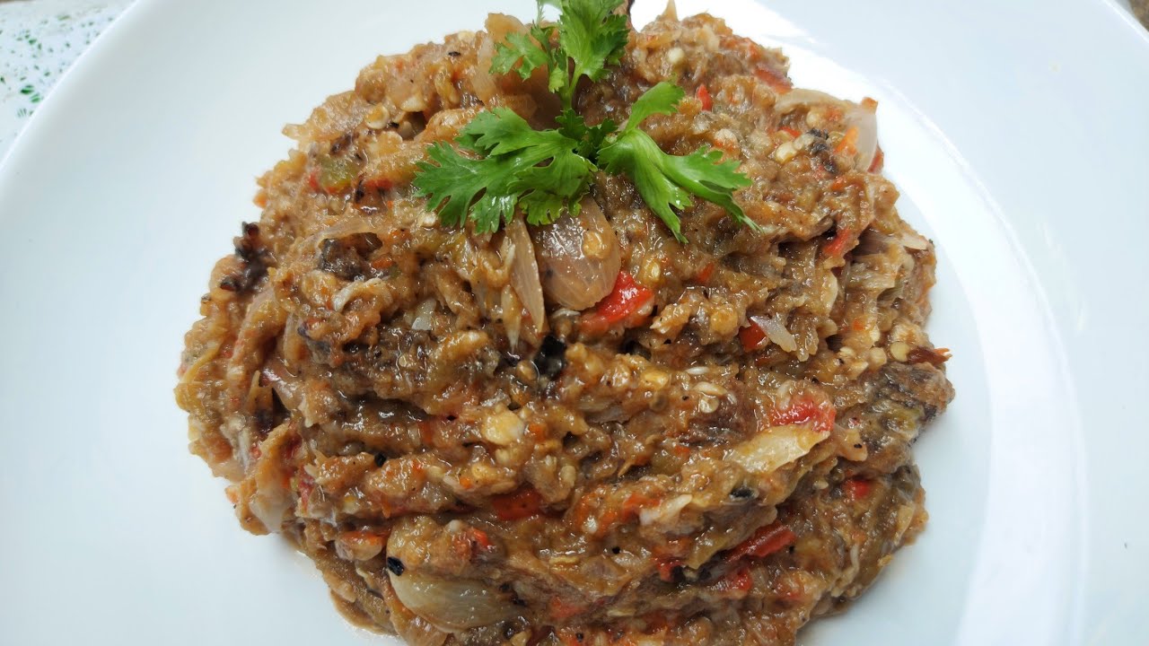 ခရမ်းသီးမီးကင် ငပိထောင်း