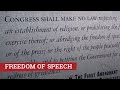 4.1 Freedom of Speech