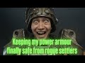 Fallout 4 - The secret that keeps settlers out of your power armor.