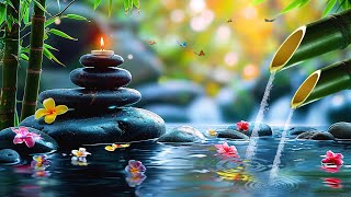 Peaceful Relaxing Calm Piano - Sound of Flowing Water, Nature Sounds Help Relieves Stress, Anxiety