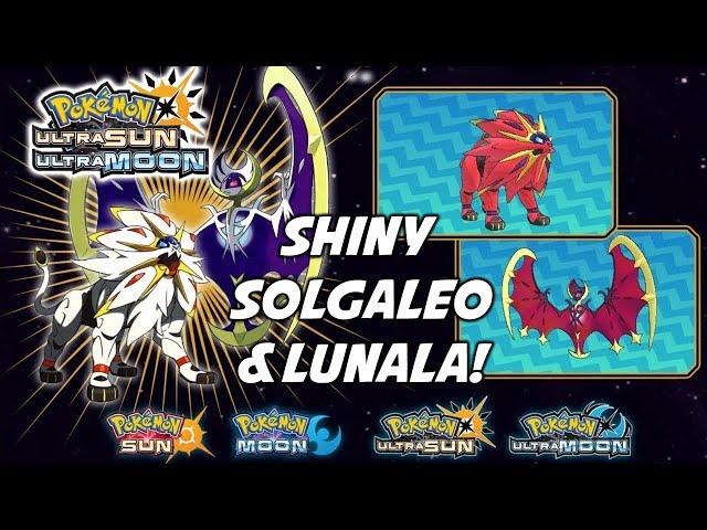 Get Shiny Lunala and Solgaleo in Pokemon Sun and Moon this October