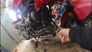96 Hondfa ST1100 Timing Belt and Clutch replacement Part 2