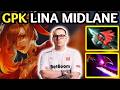 🔥 GPK LINA Mid Should Be Nerfed — Fire Damage Melts Every Core 🔥 Dota 2 Mid