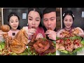 Spıcy Chinese food 🌶 SOSLU ÇİN YEMEKLERİ YEME |Family Mukbang| (Sheep brain+head, blood sausage) 먹방