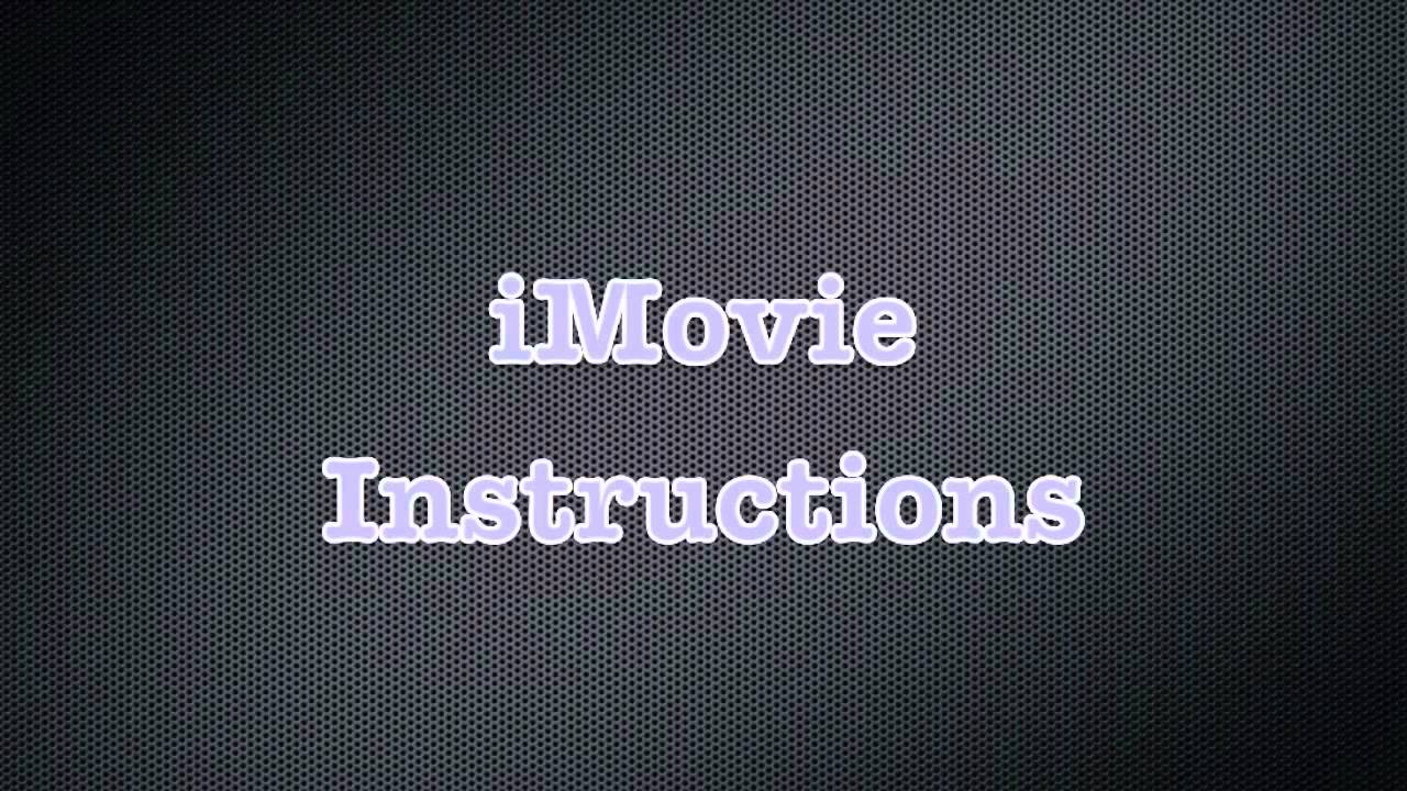 VHS to iMovie Tutorial final YouTube