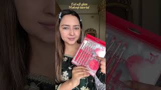 Eid soft glam Look makeover 💕✨All makeup products from Satata enterprise (fb page) #shorts