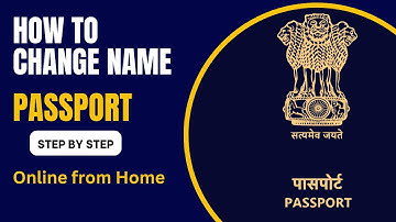 How to Change Name in Passport | Passport Correction Kaise Kare