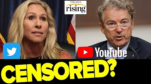 Marjorie Taylor Greene Twitter SUSPENSION, Rand Paul YouTube Violation REIGNITES Censorship DEBATE