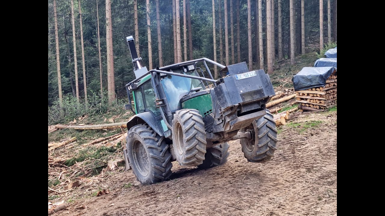🌲*Valtra Forest* • Valtra 8050 & Mesera • TraktorAction • ForestTraktor • LoggingExtreme • Part-3 🌲