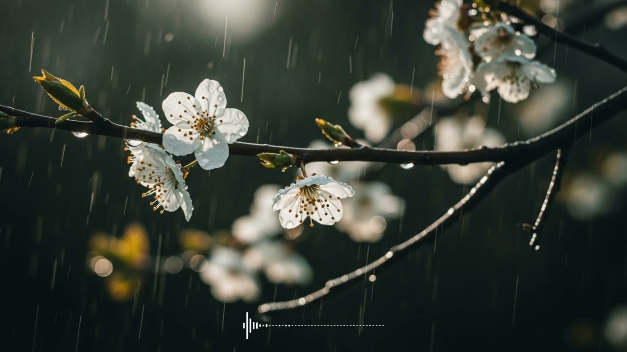 🌧 Spring Rain Sleep Music for Peaceful Rest and Deep Relaxation | No Lyrics Music