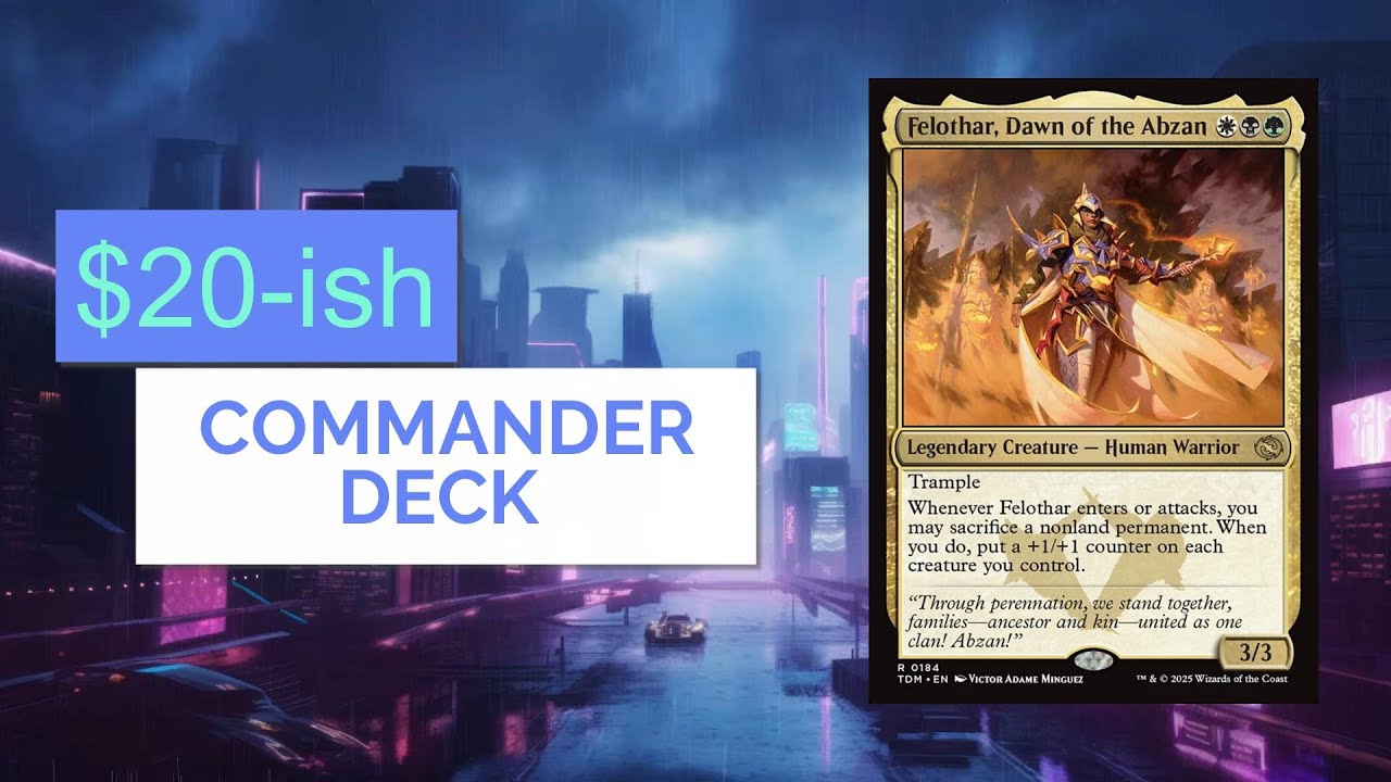 Budget Building? Try Felothar, Dawn of the Abzan for around $20! 