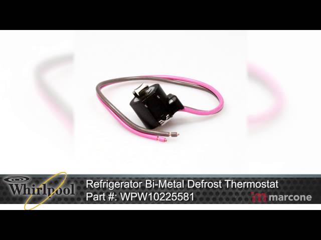 Whirlpool Wp10442411 Refrigerator Bi-Metal Defrost Thermostat