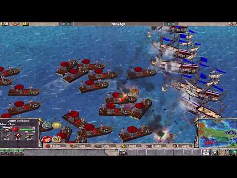 Empire Earth Unit Battle Galleon Vs War Raft