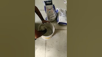 how to mix wall putty powder #shorts