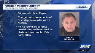 Man charged with double murder of elderly parents in Fort Pierce