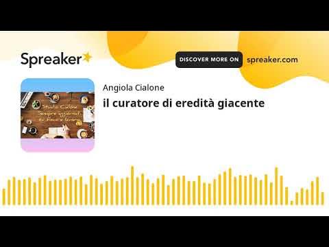 il curatore di eredità giacente - YouTube