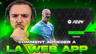 COMMENT se CONNECTER à la WEB APP de FC 24 Ultimate Team !