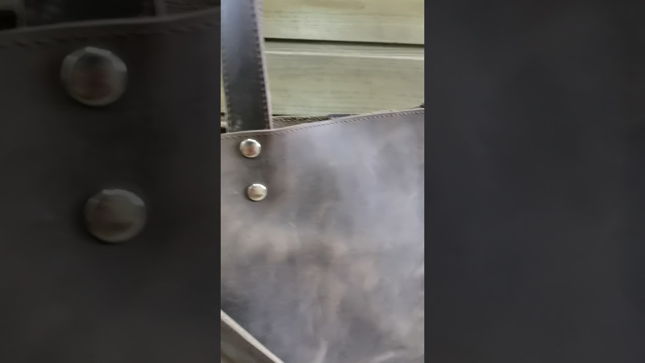 Шоппер из кожи крейзи хорс