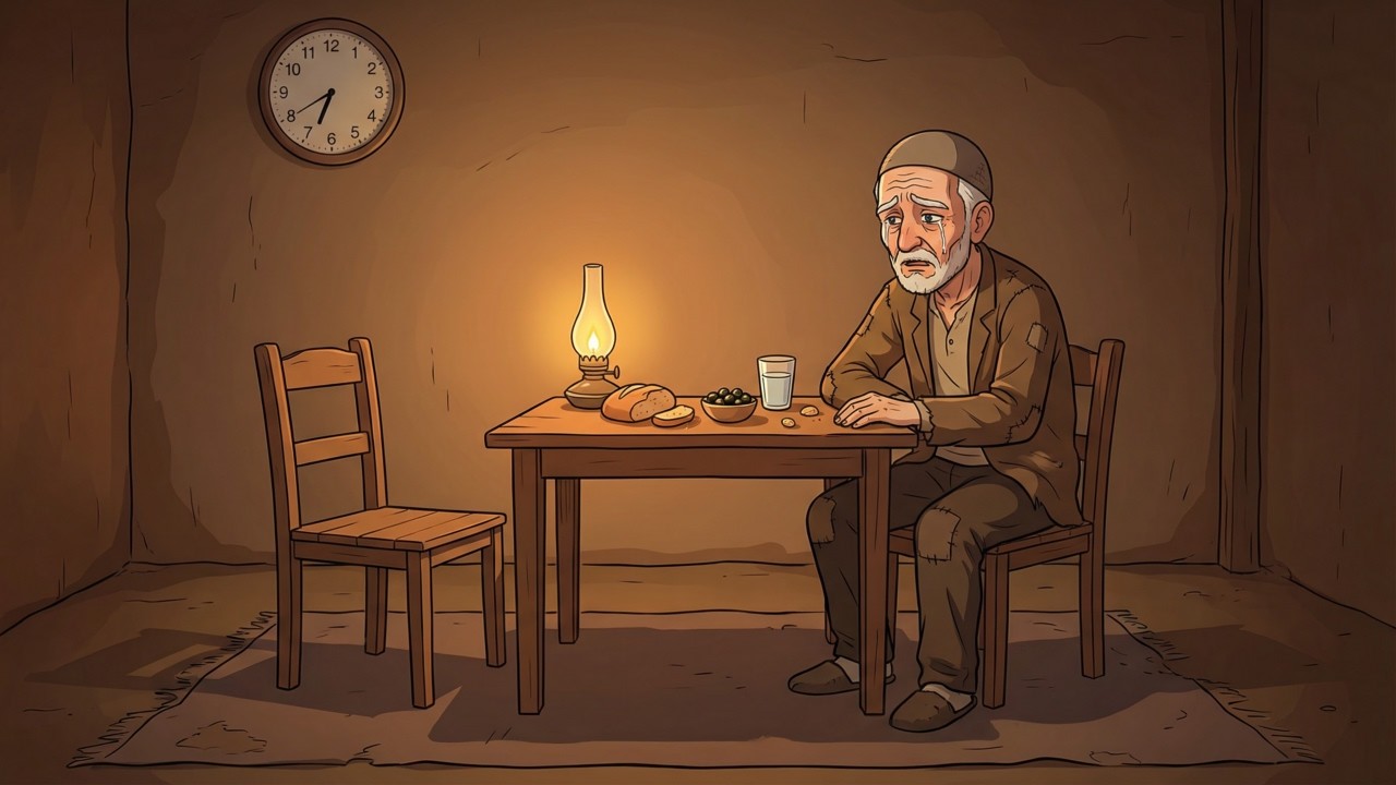 3 Zengin Oğlu Vardı Ama Ramazan'da Yalnız İftar Açtı... Sonunda Ne Oldu?