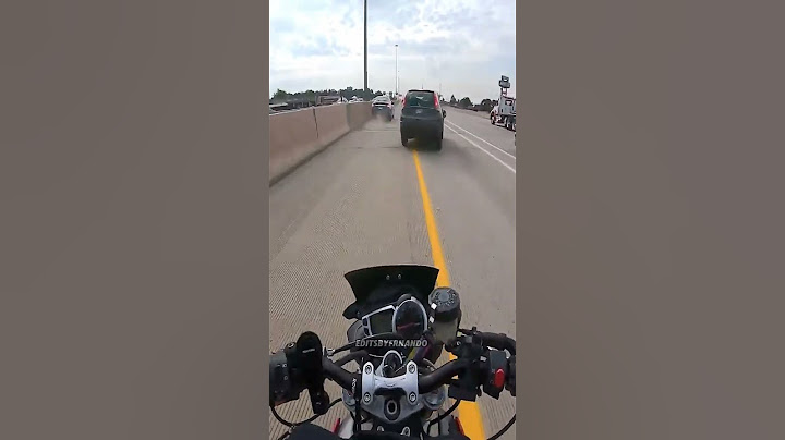 Biker experiences the luckiest day of his life after avoids a crash 😱 @alex-ds